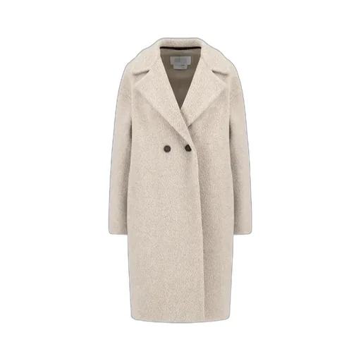 Bouclé Double-Breasted Coat