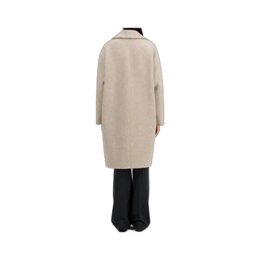 Bouclé Double-Breasted Coat