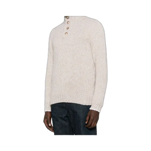 Gran Sasso Ribbed High Neck Knitwear