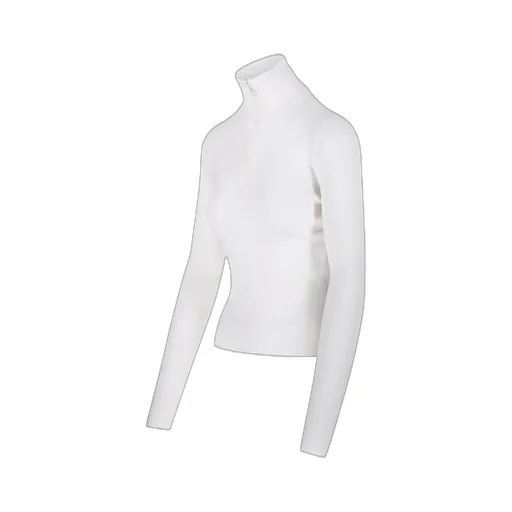 CourrÈGes Zipped Mock Neck Jumper