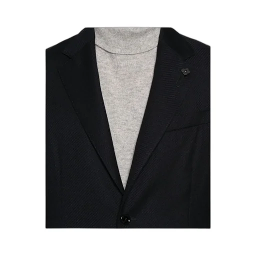 Lardini Long Sleeve Single-Breasted Blazer