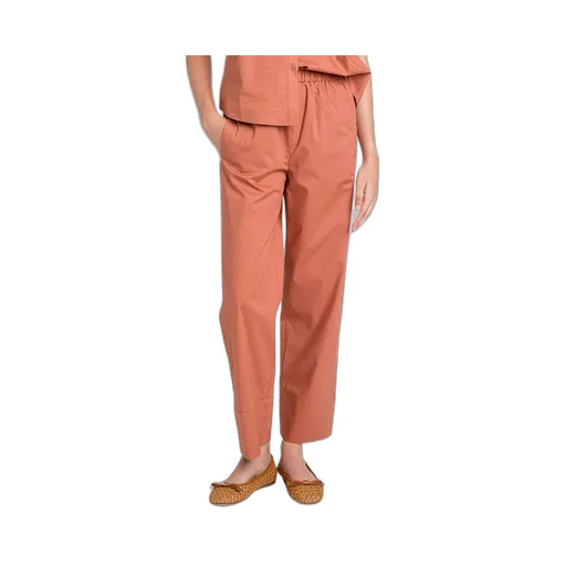 Elasticated-Waist Trousers