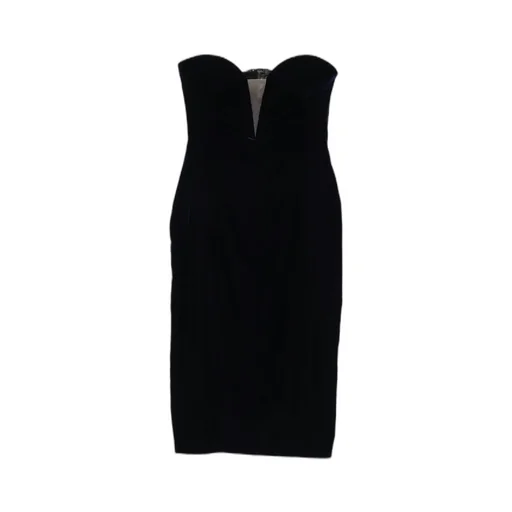 Velvet Strapless Dress