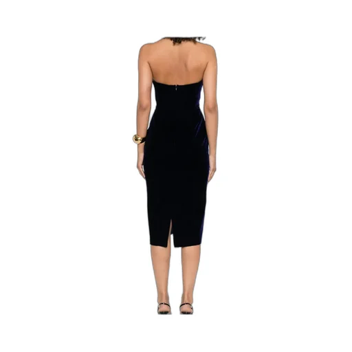 Velvet Strapless Dress