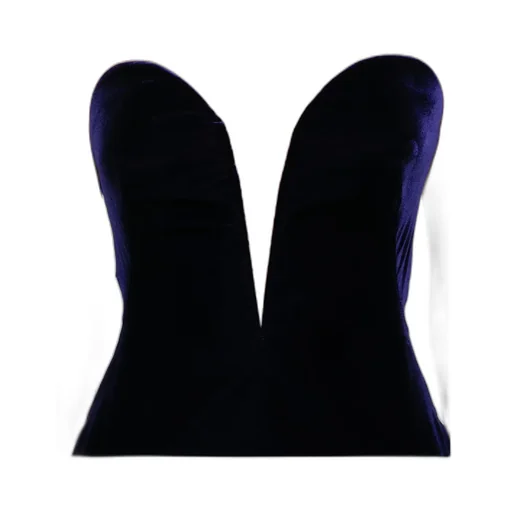 Velvet Strapless Dress