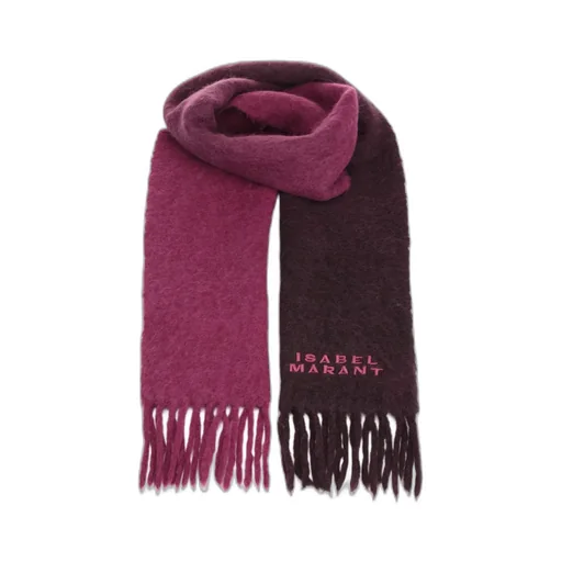 Two-Tone Fringed Scarf