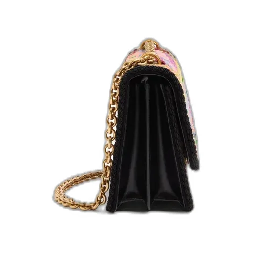 Valentino Garavani Vain Embroidered Shoulder Bag