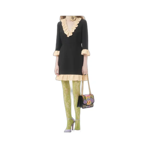 Valentino Garavani Vain Embroidered Shoulder Bag