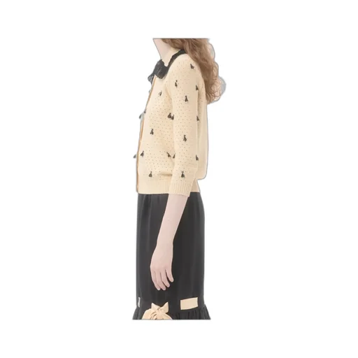 Embroidered Cotton Cardigan