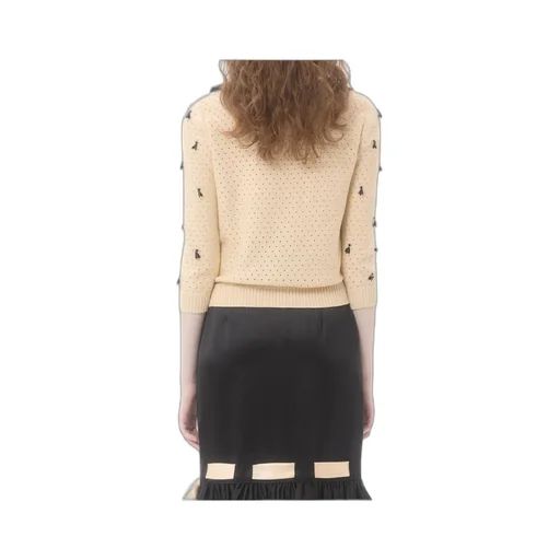 Embroidered Cotton Cardigan