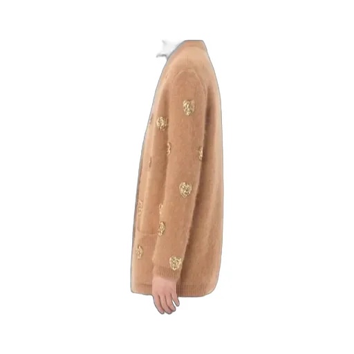 Valentino Embroidered Knitted Cardigan