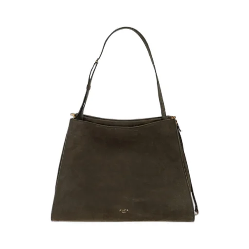 Medium Le Click Suede Shoulder Bag
