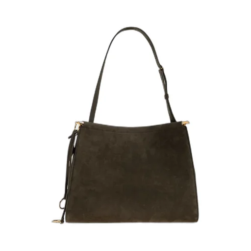 Medium Le Click Suede Shoulder Bag