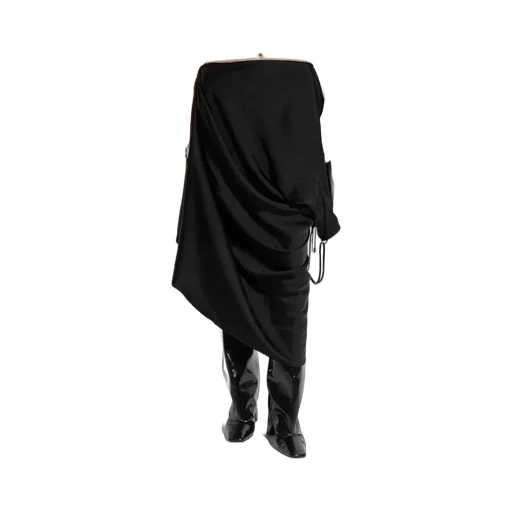Draped Asymmetrical Dress
