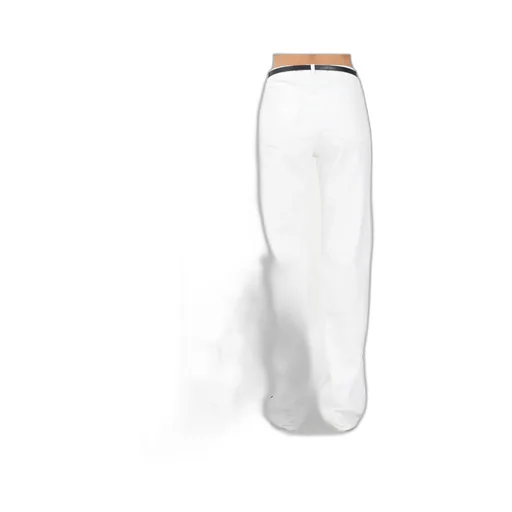Side-Stripe Belted Trousers