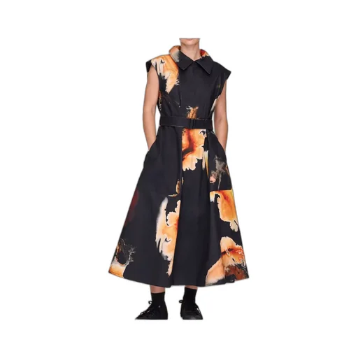Print Belted Dress