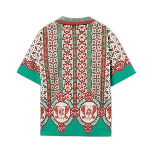 La Doublej Printed Bowling Shirt