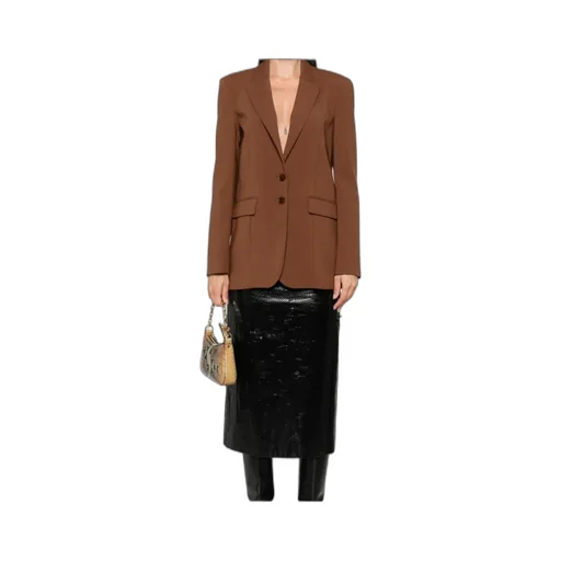 Two-Button Notched-Lapel Blazer