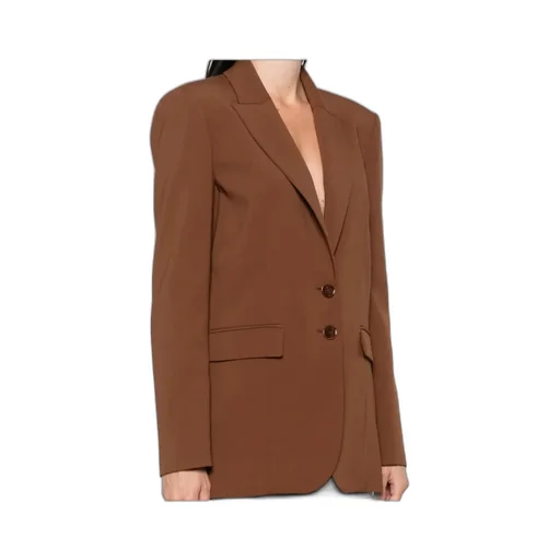 Two-Button Notched-Lapel Blazer