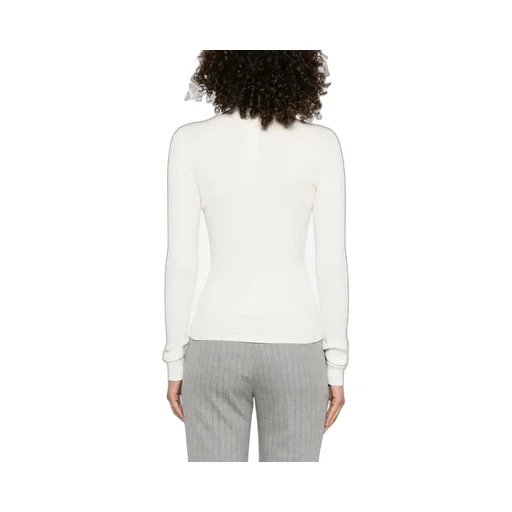 Ribbed Mock-Neck Top
