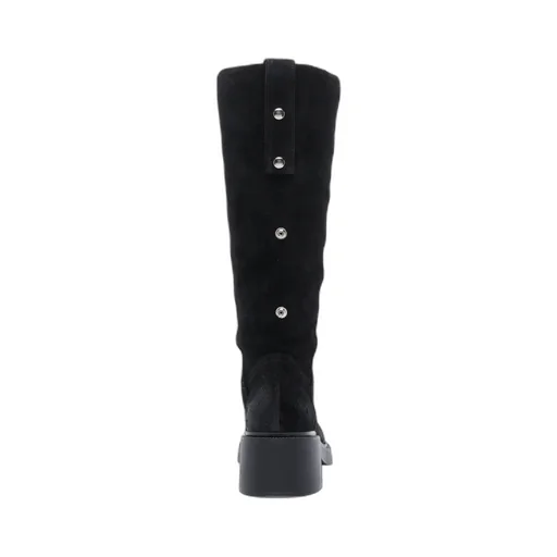 Chunky-Heeled Knee-High Boots