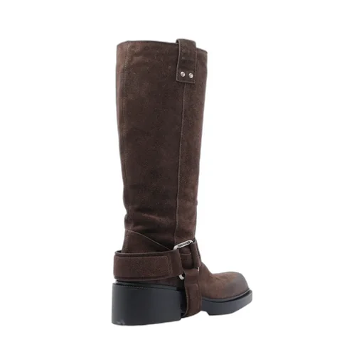 Squared Toe Heeled Boots