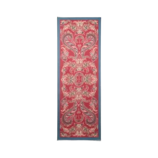 Wool, Cashmere And Silk Scarf With Print