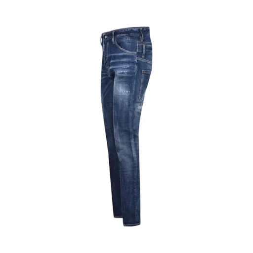 Dsquared2 Straight-Leg Distressed Jeans