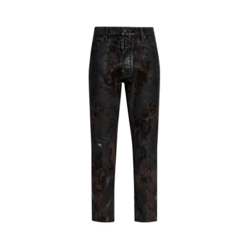 Dsquared2 Velour Cool Guy Waxed Jeans