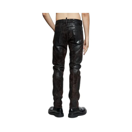 Dsquared2 Velour Cool Guy Waxed Jeans