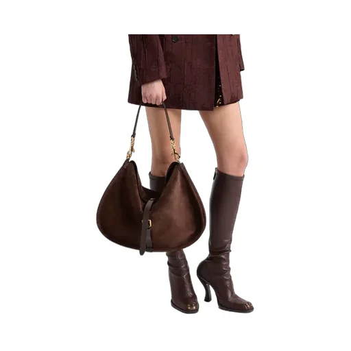 Maxi Suede Pony Bag