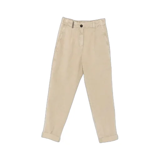Pleated Cuffed Trousers