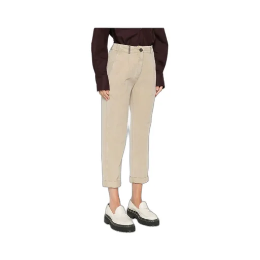 Pleated Cuffed Trousers