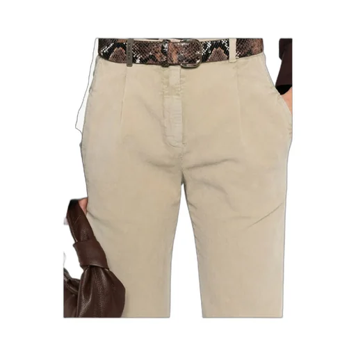 Pleated Cuffed Trousers