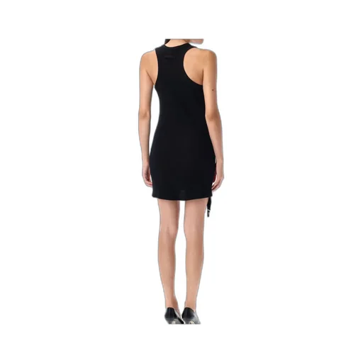 Mini Dress Rib Cotton Lingerie Garter