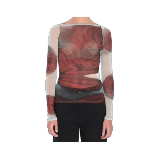 Blurry Roses Top