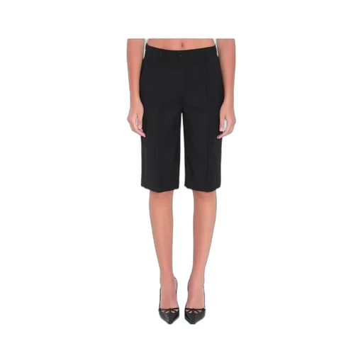 Pleated Wide-Leg Shorts