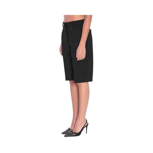 Pleated Wide-Leg Shorts