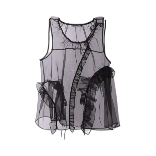 Cecilie Bahnsen Ruffled Organza Top