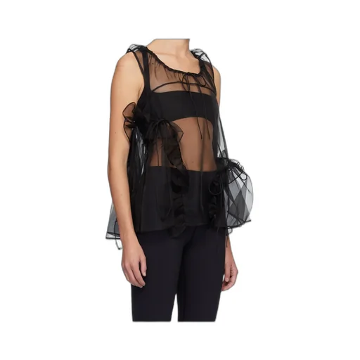 Cecilie Bahnsen Ruffled Organza Top