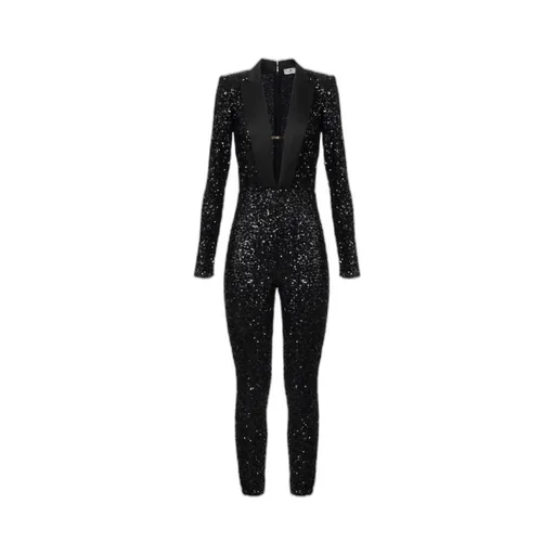 Sequin-Embellished Jumpsuit