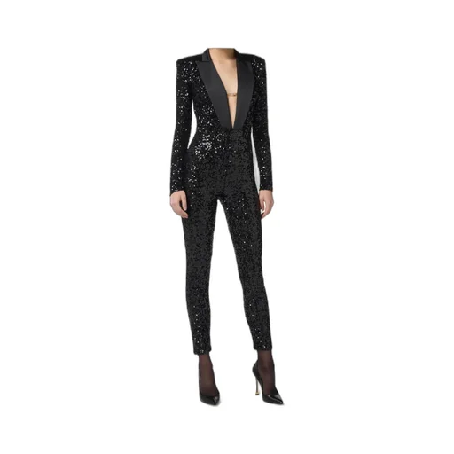 Sequin-Embellished Jumpsuit
