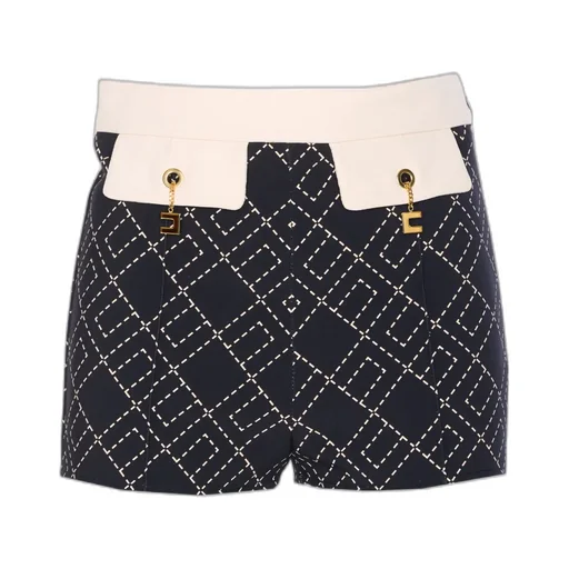 Logo-Motif Welt-Pockets Shorts