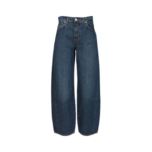 7 For All Mankind High-Waist Wide-Leg Jeans