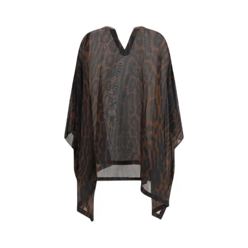 Tom Ford Animal Printed V-Neck Dress