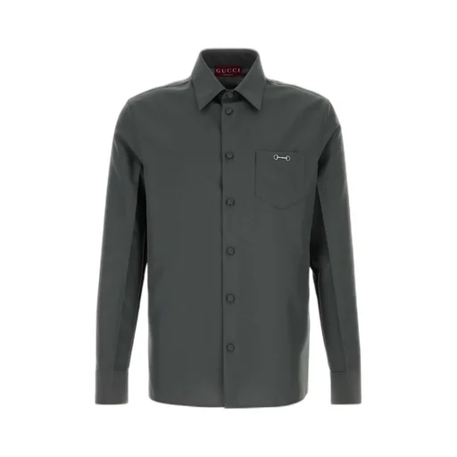Gucci Horsebit Technical Panama Shirt