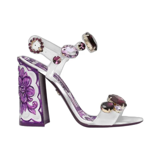 Rhinestone-Embellished Sandals