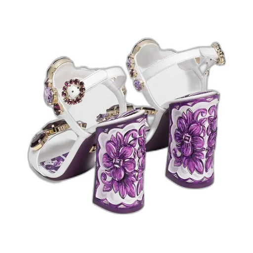 Rhinestone-Embellished Sandals