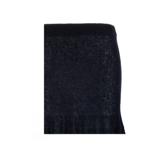 Elastic-Waistband Flared Midi Skirt