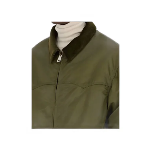 Maison Margiela Four Stitches Zip-Up Bomber Jacket